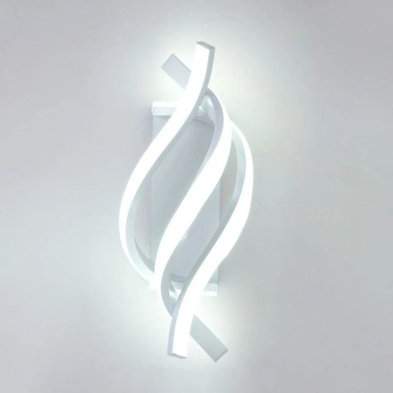 Applique Murale LED Triple Ligne Ondulée