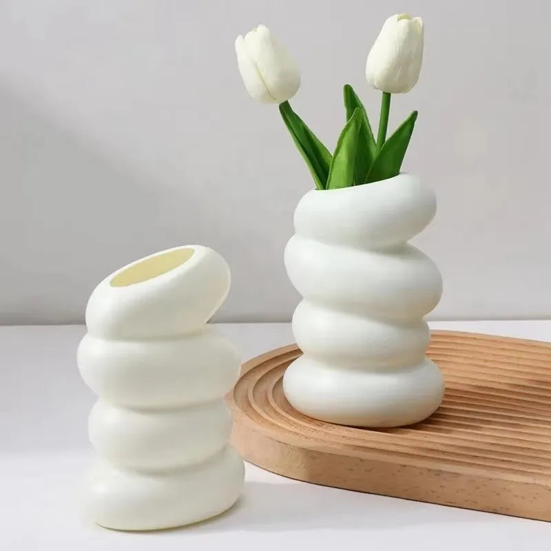 Vase Soliflore Moderne en Résine