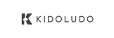 Modern minimalist wordmark logo for "KIDOLUDO", a contemporary home design brand (lighting + furnitu